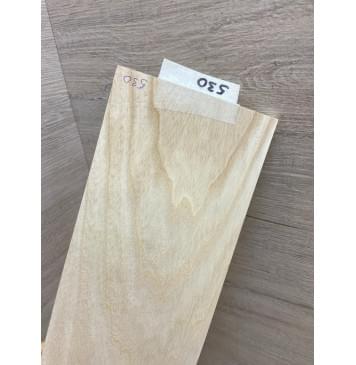 Ясень Белый заготовка накладки на головку грифа Смешанный ААА 4.5х95х230 мм-2