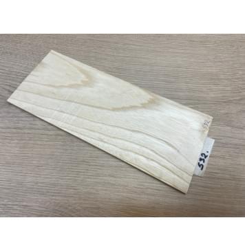 Ясень Белый заготовка накладки на головку грифа Смешанный ААА 5.5х95х230 мм-0