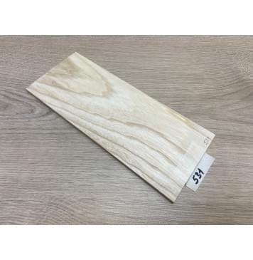Ясень Белый заготовка накладки на головку грифа Смешанный ААА 5х95х230 мм-0
