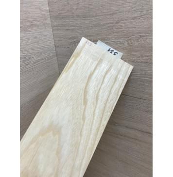 Ясень Белый заготовка накладки на головку грифа Смешанный ААА 5х95х230 мм-2