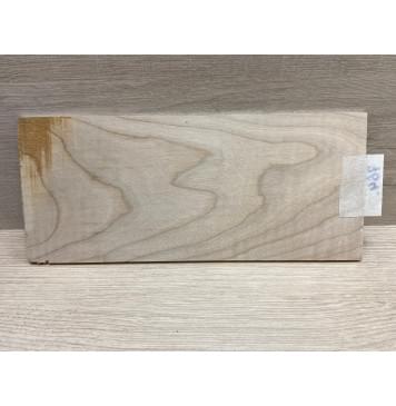 Клён Белый заготовка накладки на головку грифа Тангент ААА 5.5х113х260 мм-6