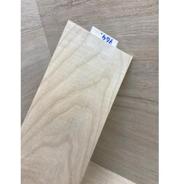 Клён Белый заготовка накладки на головку грифа Тангент ААА 5.5х113х260 мм-4