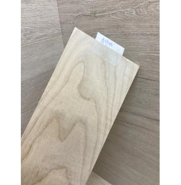 Клён Белый заготовка накладки на головку грифа Тангент ААА 5.5х113х260 мм-1