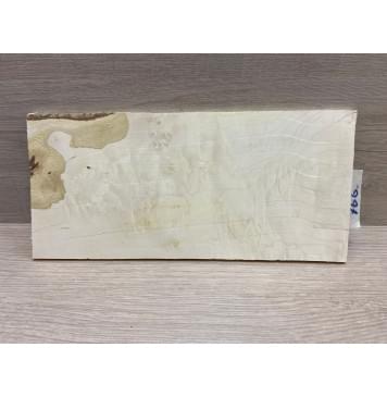 Клён Американский Каповый заготовка накладки на головку грифа Смешанный ААА Волна ААА 6х115х240 мм-5