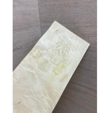 Клён Американский Каповый заготовка накладки на головку грифа Смешанный ААА Волна ААА 6х115х240 мм-3