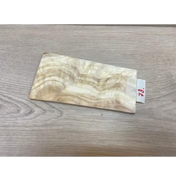 Осина Сувель заготовка накладки на головку грифа Смешанный ААА 5х(88-95)х190 мм-1