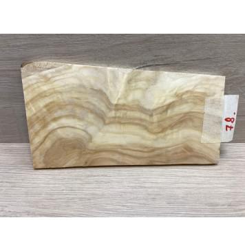 Осина Сувель заготовка накладки на головку грифа Смешанный ААА 5х(88-95)х190 мм-2