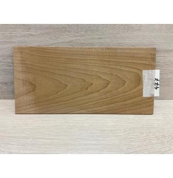 Клён Печёный 180 гр заготовка накладки на головку грифа Тангент ААА 3х117х240 мм-0