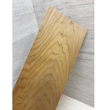 Клён Печёный 180 гр заготовка накладки на головку грифа Тангент ААА 6х125х290 мм-1