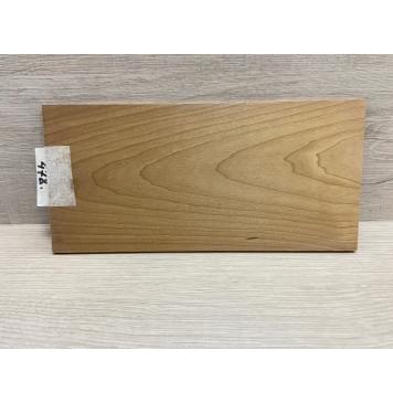 Клён Печёный 180 гр заготовка накладки на головку грифа Тангент ААА 5х118х240 мм-0