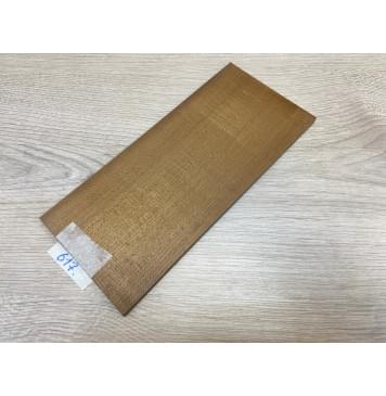 Клён Печёный 180 гр заготовка накладки на головку грифа Радиал ААА 7х110х240 мм-0