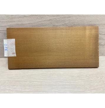 Клён Печёный 180 гр заготовка накладки на головку грифа Радиал ААА 7х110х240 мм-5