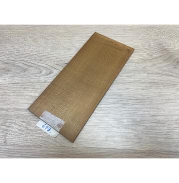 Клён Печёный 180 гр заготовка накладки на головку грифа Радиал ААА 7х110х240 мм-0