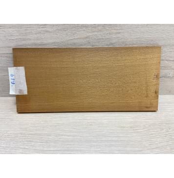 Клён Печёный 180 гр заготовка накладки на головку грифа Радиал ААА 7х110х240 мм-3