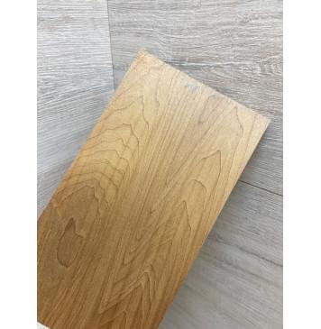 Клён Печёный 180 гр заготовка накладки на головку грифа Тангент ААА 7.5х110х220 мм-4