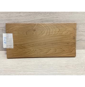 Клён Печёный 180 гр заготовка накладки на головку грифа Тангент ААА 7.5х110х220 мм-1