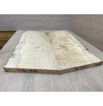 Клён Американский Spalted Волнистый заготовка на топ Смешанный А Волна АА 19х185-200х520 мм (2 шт книжкой) Уценка-гнилостные поражения древесины,под стабилизацию или работу с порозаполнителями-9
