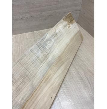 Клён Американский Волнистый заготовка на топ Смешанный АА Волна ААА 16.5х187х630 мм (1шт под распил)-7