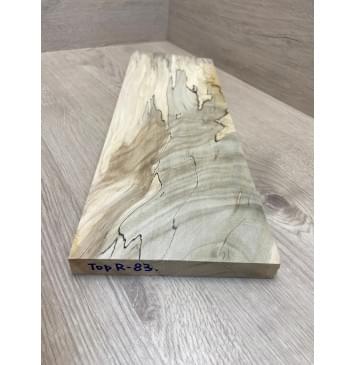 Клён Американский Spalted  заготовка на топ Смешанный ААА 19х159х465 мм (1 шт под распил)-7