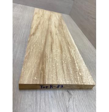 Клён Американский Spalted Волнистый заготовка на топ Смешанный ААА Волна А 19.5х167х515 мм (1 шт под распил) Уценка-гнилостные поражения древесины,под стабилизацию или работу с порозаполнителями-10