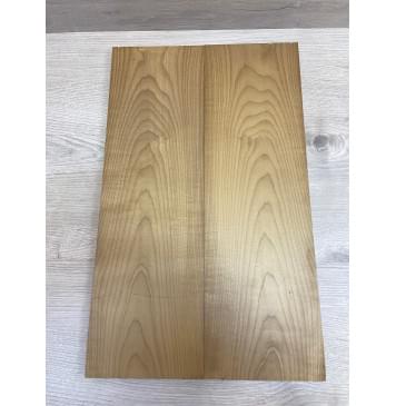 Клён Белый Печеный 180гр заготовка на топ для Тревел гитары Тангент АА 15.5х148х480 мм - 2 шт (книжкой)-0