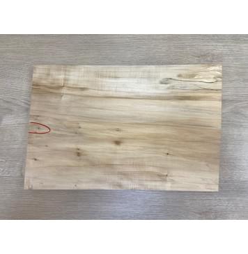 Клён Американский заготовка на топ для Тревел гитары Смешанный А 24х296х430-450 мм - 2 шт. (книжкой)-0