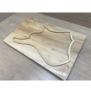 Клён Американский заготовка на топ для Тревел гитары Смешанный А 24х296х430-450 мм - 2 шт. (книжкой)-2