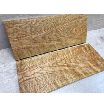 Вишня Американская Волнистая заготовка на топ Тангент ААА Волна ААА 20.5х237-241х570 мм - 2 шт. (книжкой)-4