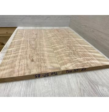 Вишня Американская Волнистая заготовка на топ Тангент ААА Волна ААА 20.5х242х570 мм - 2 шт. (книжкой)-7