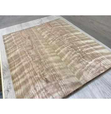 Вишня Американская Волнистая заготовка на топ Тангент ААА Волна ААА 20.5х242х570 мм - 2 шт. (книжкой)-9