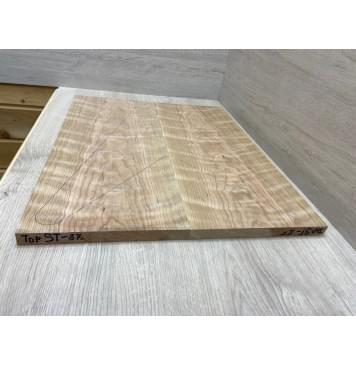 Вишня Американская Волнистая заготовка на топ Тангент ААА Волна ААА 20.5х236х570 мм - 2 шт. (книжкой)-5