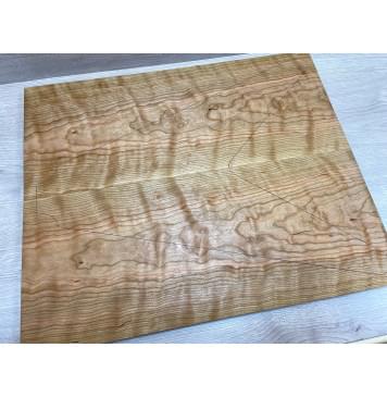 Вишня Американская Волнистая заготовка на топ Тангент ААА Волна ААА 20.5х236х570 мм - 2 шт. (книжкой)-3