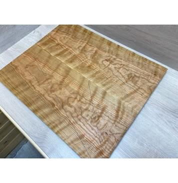 Вишня Американская Волнистая заготовка на топ Тангент ААА Волна ААА 20.5х236х570 мм - 2 шт. (книжкой)-0