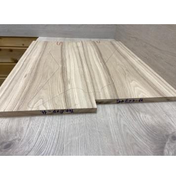 Ясень Оливковый заготовка на топ Тангент ААА 18х290х620 мм - 2 шт. (книжкой)-1