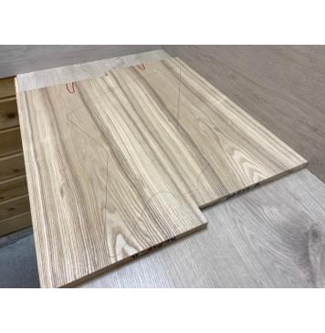 Ясень Оливковый заготовка на топ Тангент ААА 18х290х620 мм - 2 шт. (книжкой)-2