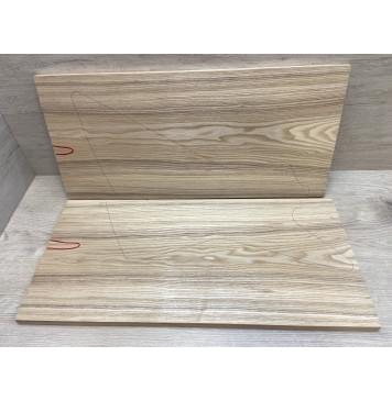 Ясень Оливковый заготовка на топ Тангент ААА 18х290х620 мм - 2 шт. (книжкой)-3