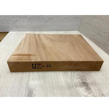 Махагон Универсальная заготовка Тангент ААА 48.5х346х270 мм-5