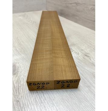 Клён Волнистый Печеный 180гр заготовка для переклеенного грифа безголовой гитары Радиал АА 30х(48-48)х552 мм - из 2х частей-4