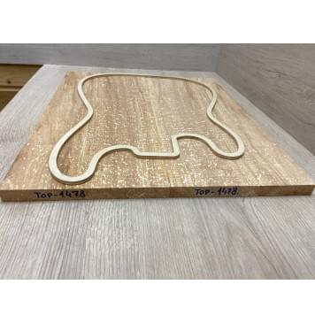 Клён Американский Spalted Волнистый заготовка на топ Смешанный АА Волна АА 18х205-212х482 мм (2шт книжкой)  Уценка-гнилостные поражения древесины,под стабилизацию или работу с порозаполнителями-9