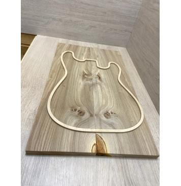 Карагач Кап заготовка на топ Смешанный ААА 18.3х183х615 мм 2шт (книжкой) Карагач Кап заготовка на топ Смешанный ААА 18.3х183х615 мм 2шт (книжкой)-1