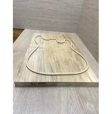 Клён Американский заготовка на топ Смешанный АА 26х359х578 мм - (цельный)-4