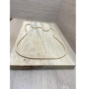 Клён Американский заготовка на топ Смешанный АА 30х358х585 мм - (цельный)-1