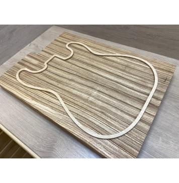 Зебрано заготовка корпуса Радиал АА 50х192х515-555 мм (2шт)-1