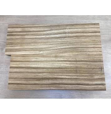 Зебрано заготовка корпуса Радиал АА 50х192х515-555 мм (2шт)-4