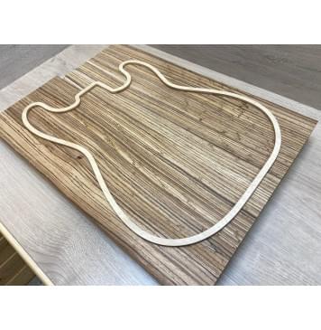 Зебрано заготовка корпуса Радиал АА 49х192х520-537 мм (2шт)-1