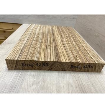 Зебрано заготовка корпуса Радиал АА 49х192х520-537 мм (2шт)-5