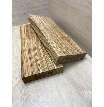 Зебрано заготовка корпуса Радиал АА 49х192х520-537 мм (2шт)-6