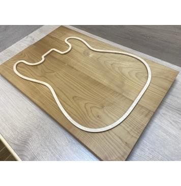 Клён Печёный 180 гр заготовка корпуса Тангент АА 39х185х570 мм - 2 шт-4