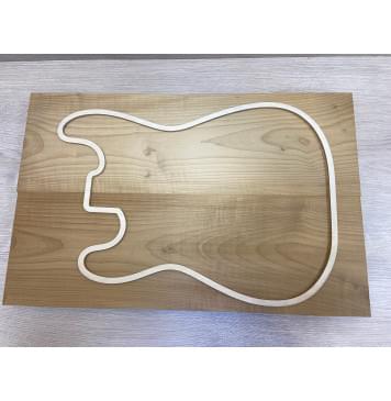 Клён Печёный 180 гр заготовка корпуса Тангент АА 39х185х570 мм - 2 шт-6