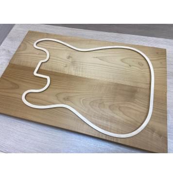 Клён Печёный 180 гр заготовка корпуса Тангент АА 39х185х570 мм - 2 шт-7